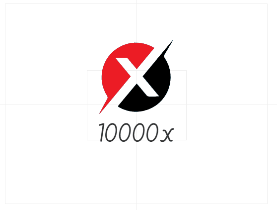 10000X